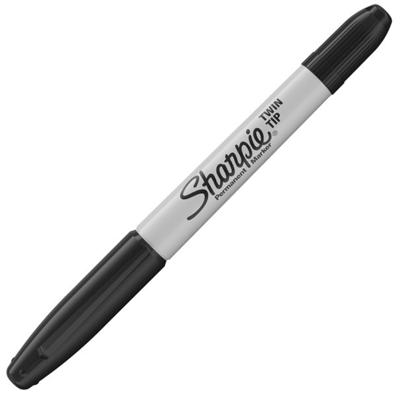 Маркер перманентный PaperMate Sharpie 2сторонний Черный 1198627 PAPER MATE - фото 1