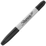 Маркер перманентный PaperMate Sharpie 2сторонний Черный 1198627 PAPER MATE
