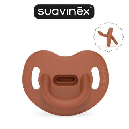 Пустышка Suavinex силикон анатомическая от 6 мес.