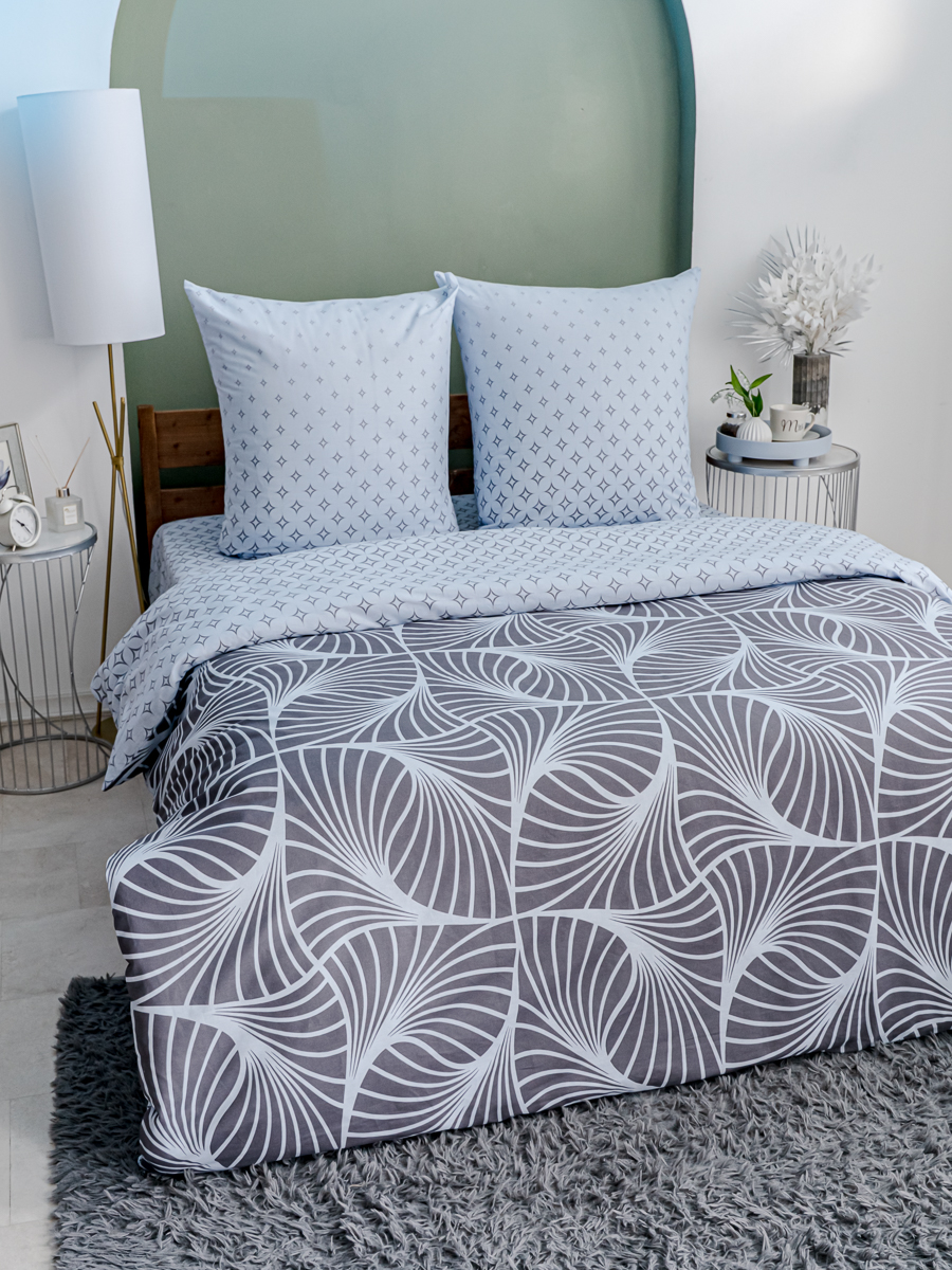 Комплект постельного белья LOVEBERRY Мужская геометрия двуспальный 4 предм. - фото 9