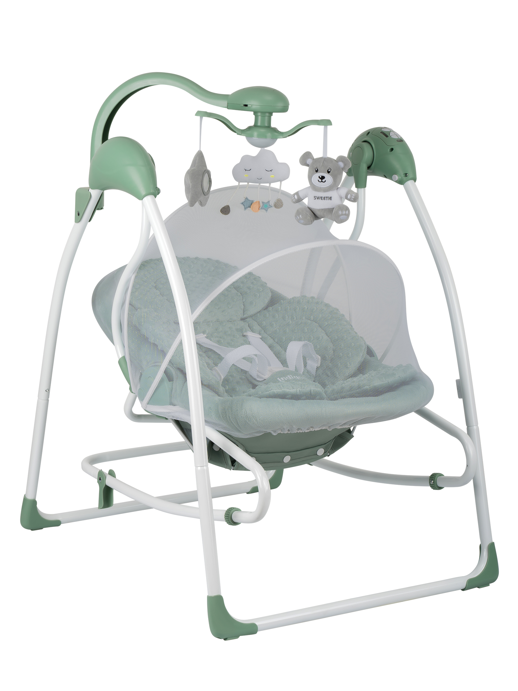 Качели Indigo Fresh зеленый-серый - фото 15