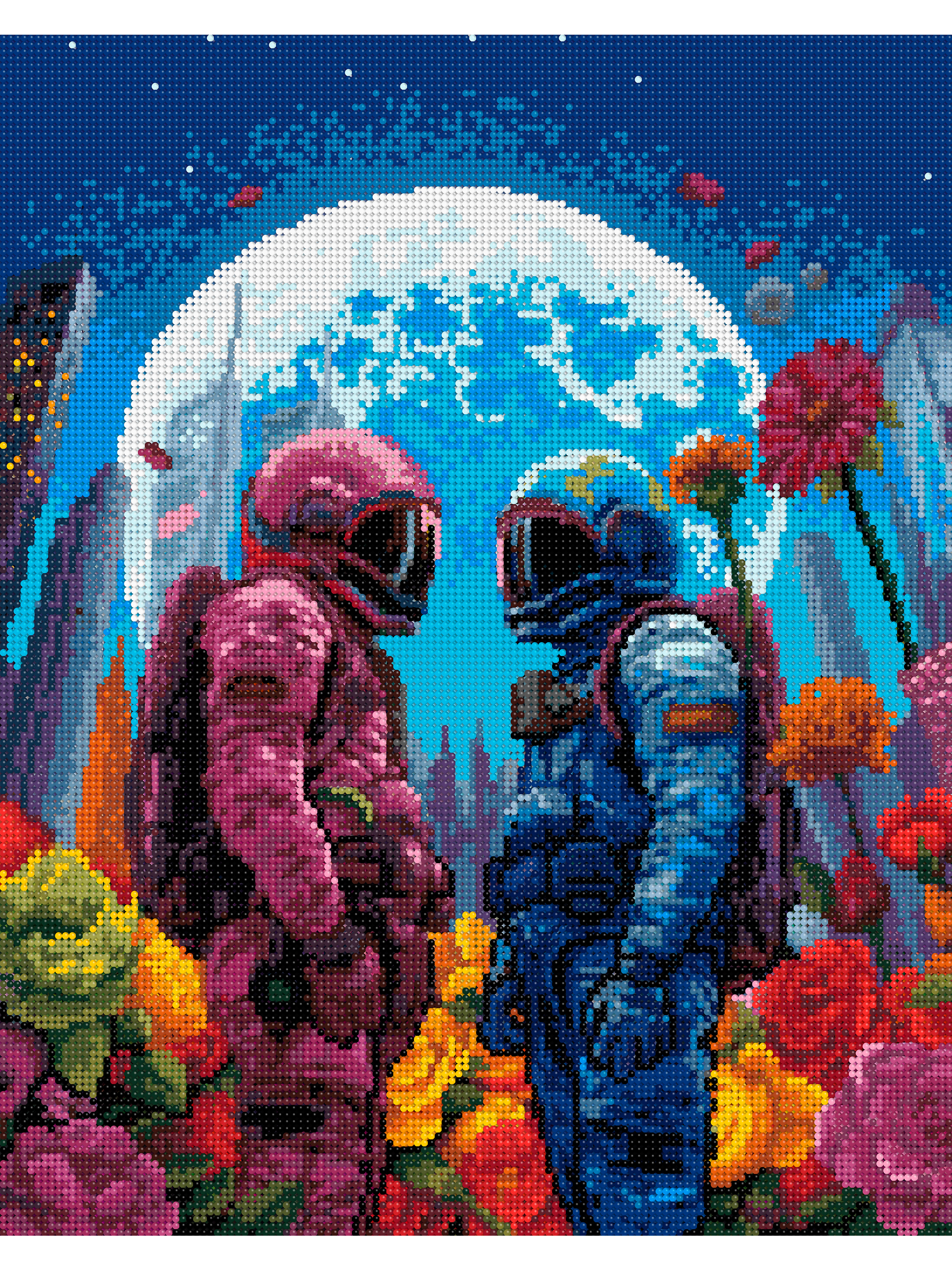 Алмазная мозаика Art sensation Век космоса в ассортименте - фото 2