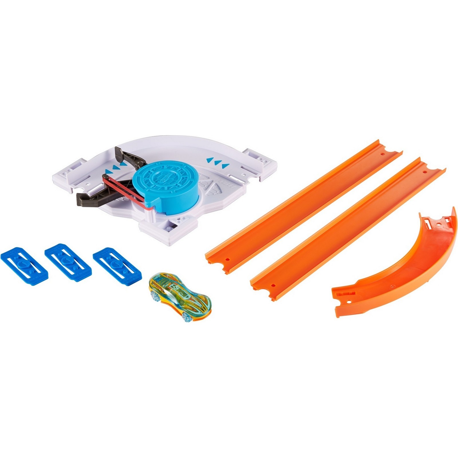 Базовый набор Hot Wheels аксессуаров для трека с машинкой в ассортименте DNH84 - фото 16