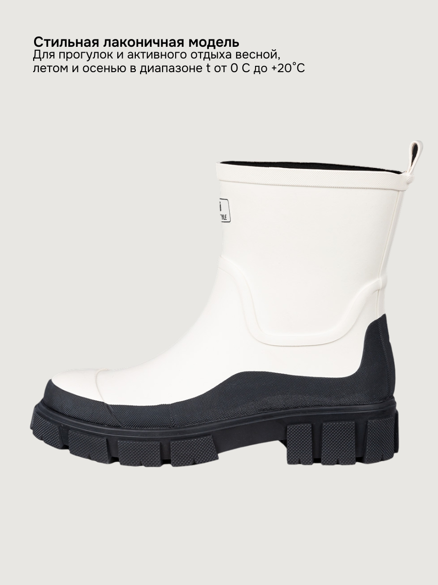 Резиновые сапоги NIKASTYLE 16м15524 молоко - фото 6