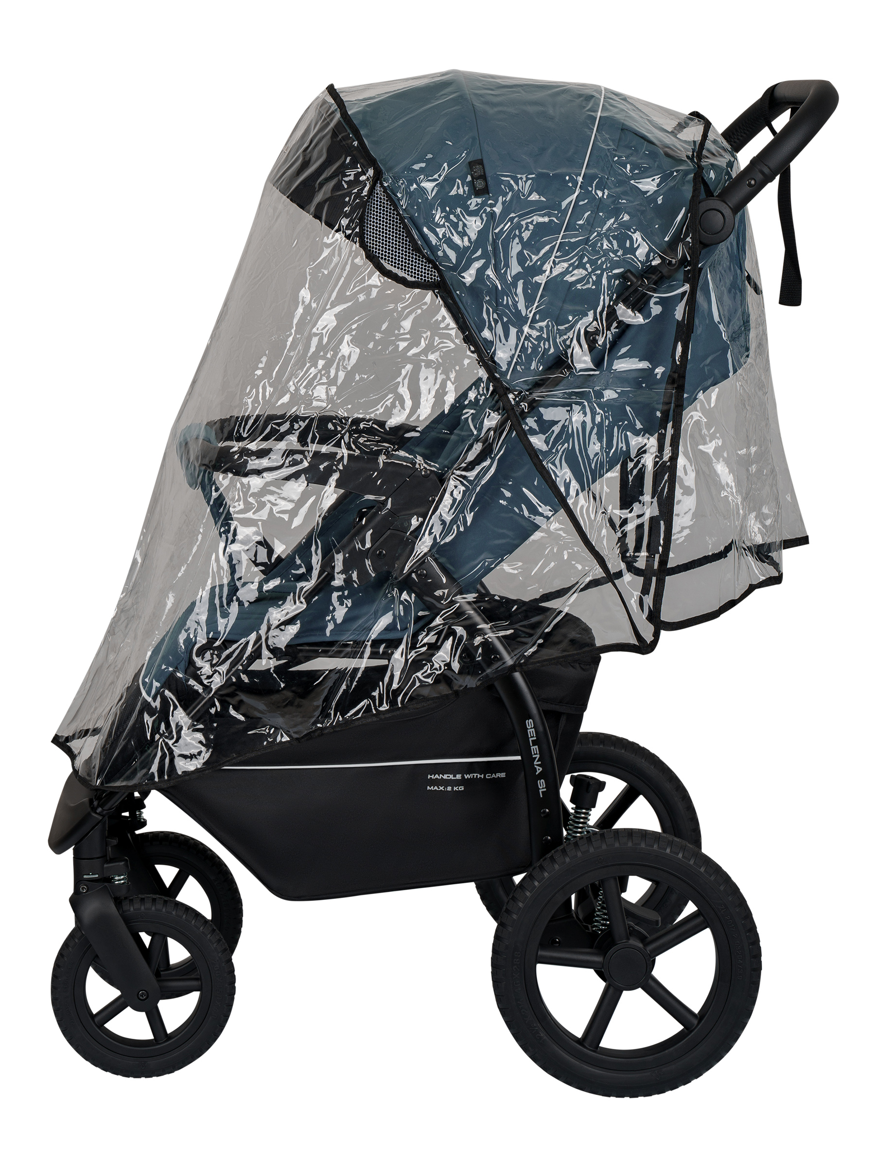 Коляска прогулочная JOVOLA Selena SL, всесезонная синий - фото 24