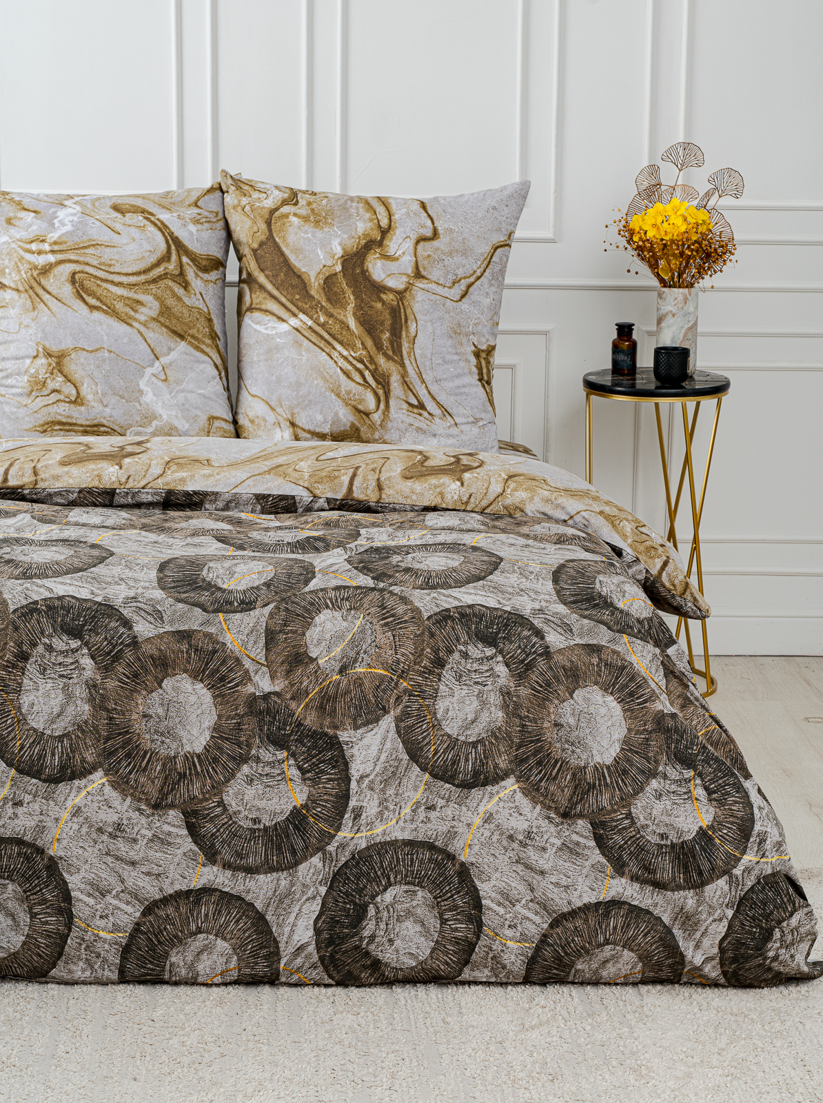 Комплект постельного белья LOVEBERRY Аммонит двуспальный 4 предм. - фото 5