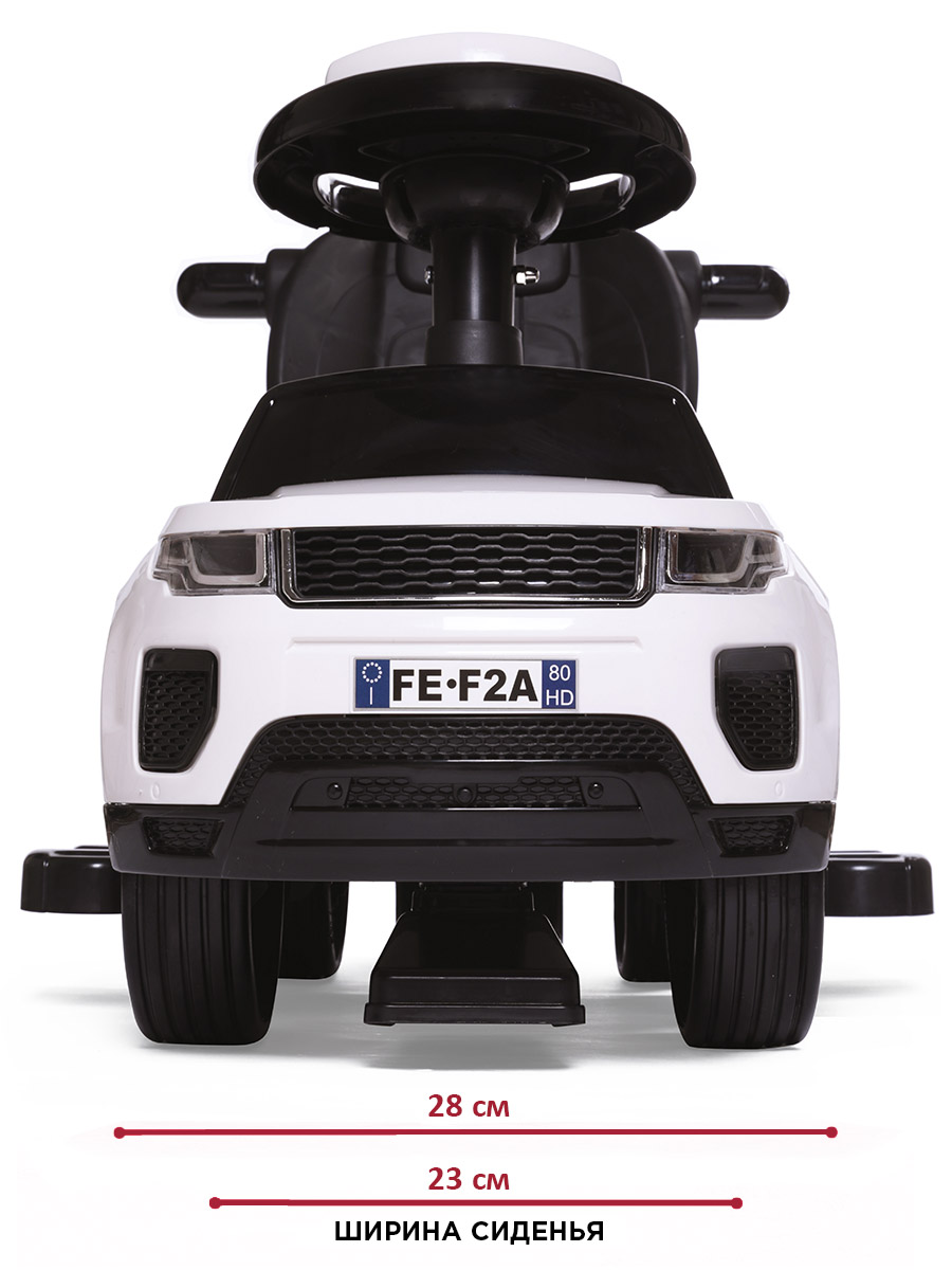Пушкар BabyCare Sport car белый - фото 9