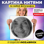 Картина из ниток QBRIX