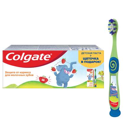 Зубная паста Colgate без фтора клубника