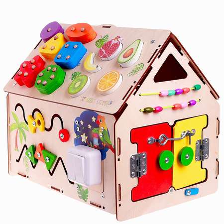 Игрушка YOSHATOYS бизиборд Сафари