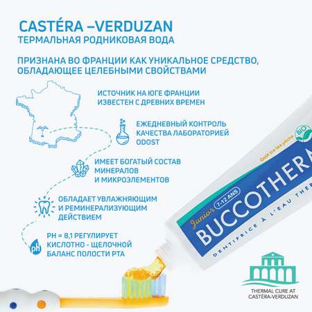 Зубной гель Buccotherm с фтором фруктовый