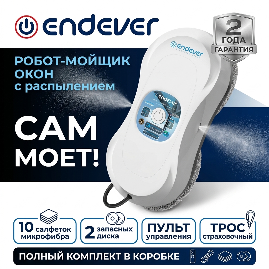 Робот-мойщик окон ENDEVER Skyclean-102 - фото 1