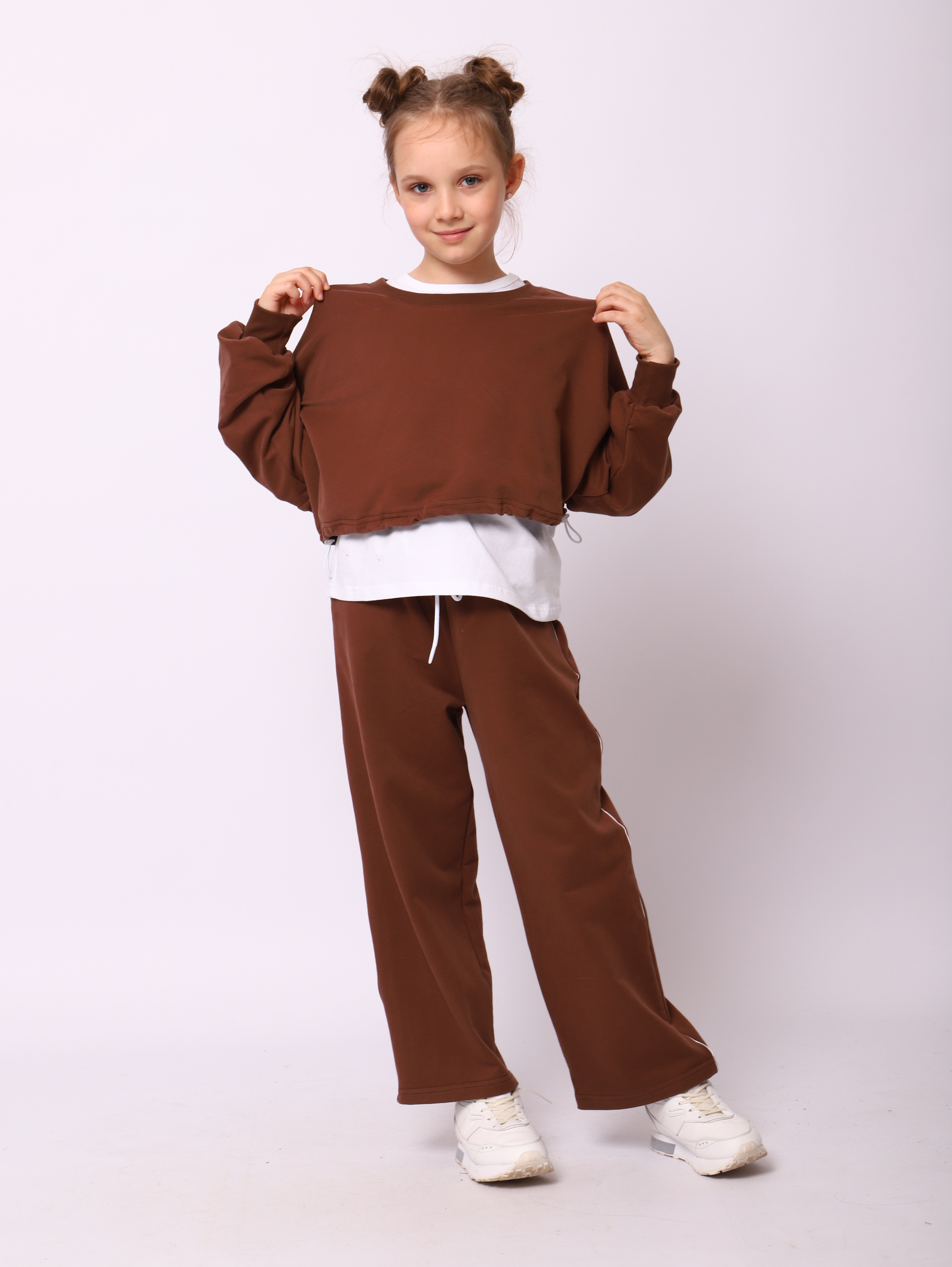 Костюм ЛАДОШКИ Костюм Алексия коричневый - фото 10