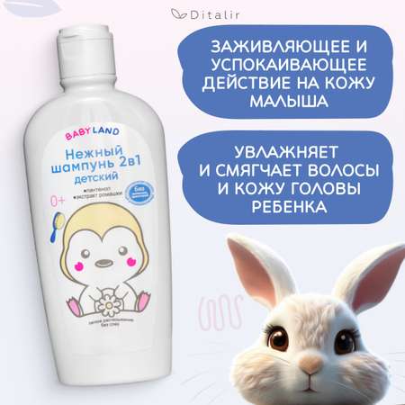 Шампунь Диталир БЕЗ СЛЕЗ 2в 1 210 мл