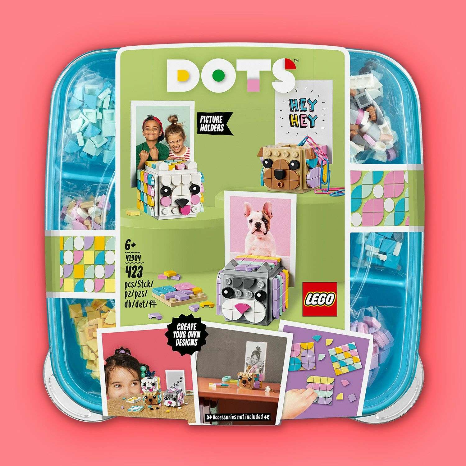 Конструктор LEGO DOTS Подставки для фото Животные - фото 8