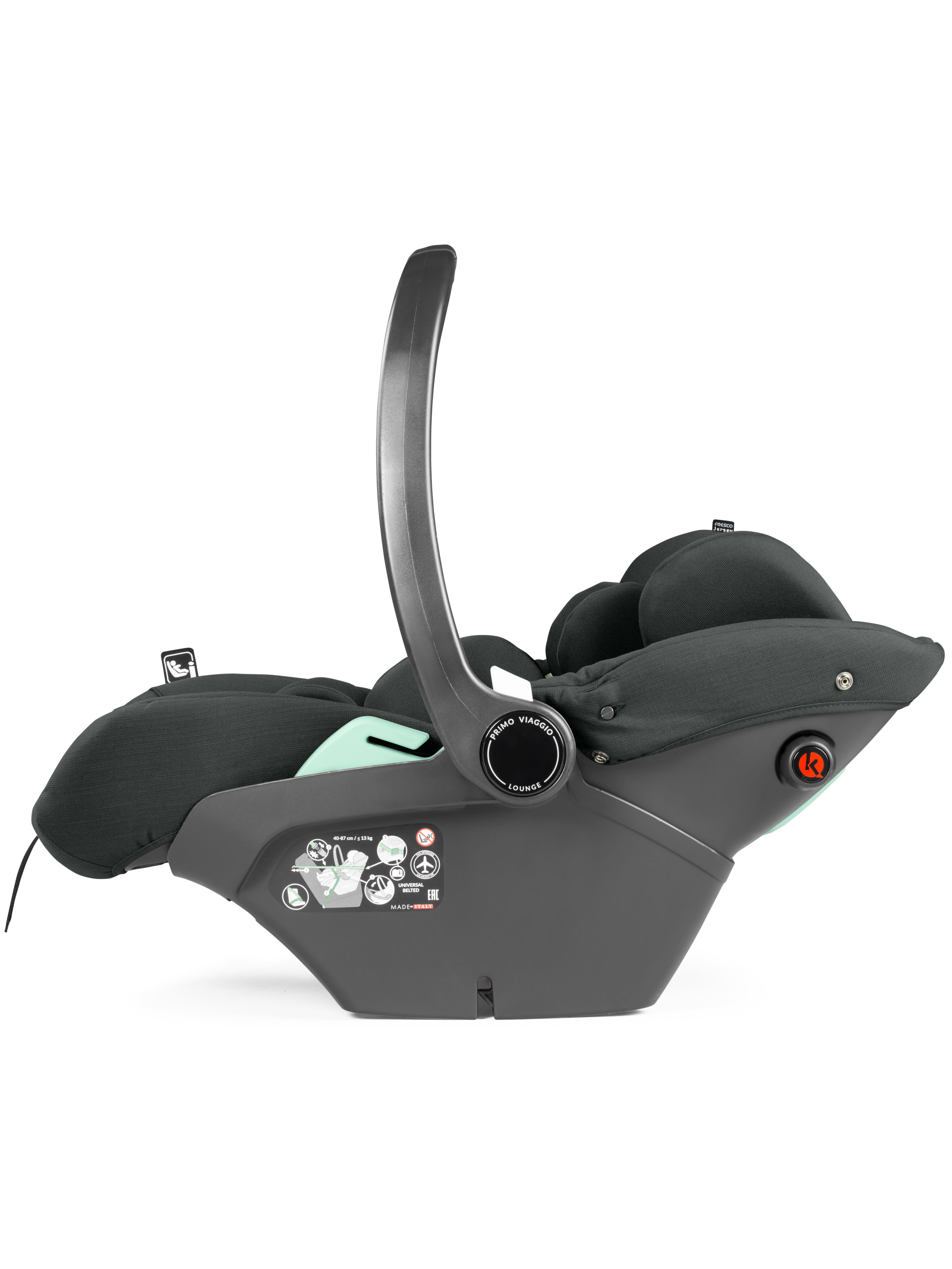 Автокресло Peg-Perego Lounge 0 (0 -13 кг) зеленый - фото 7