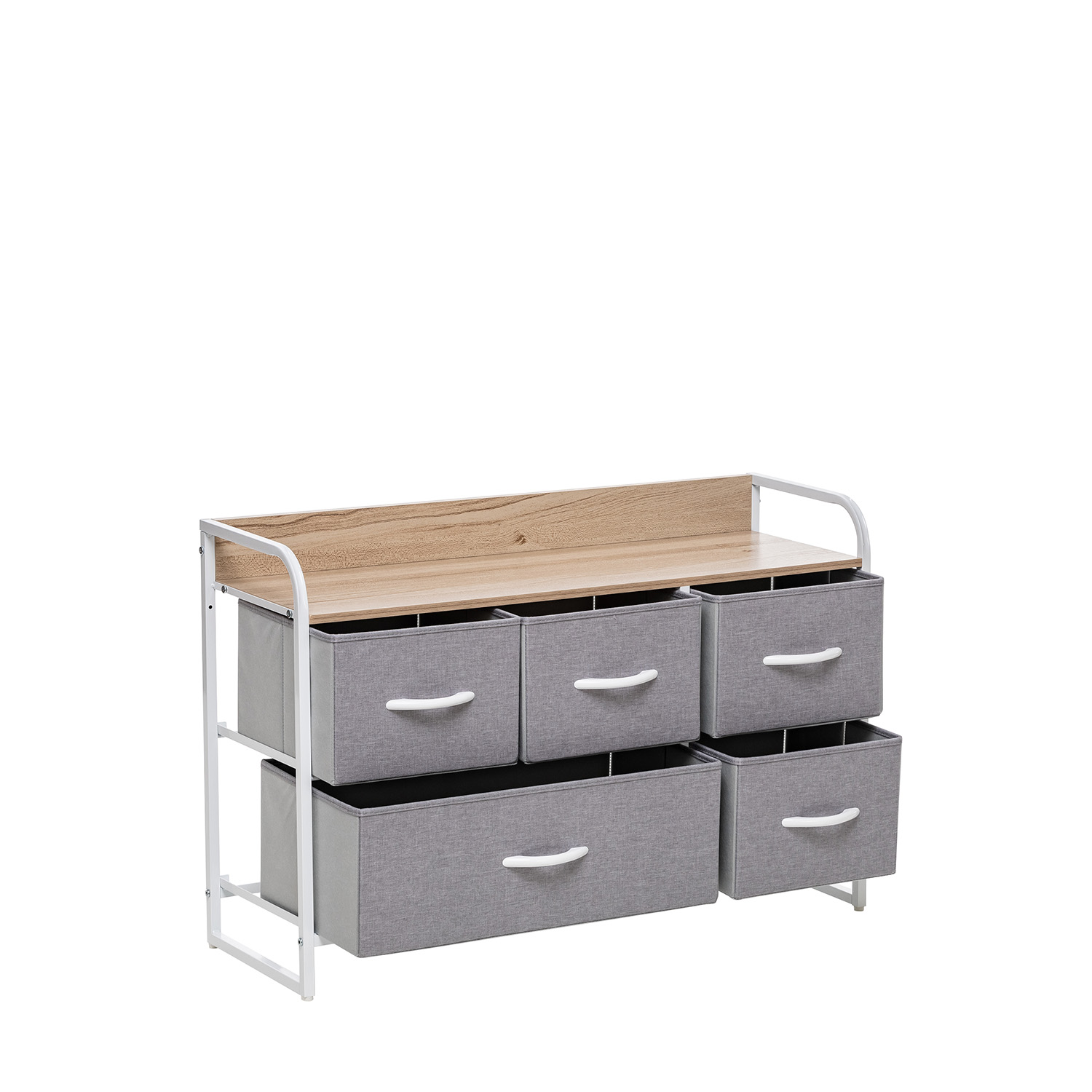 Комод Leset Ноа широкий (серый, белый) - фото 3