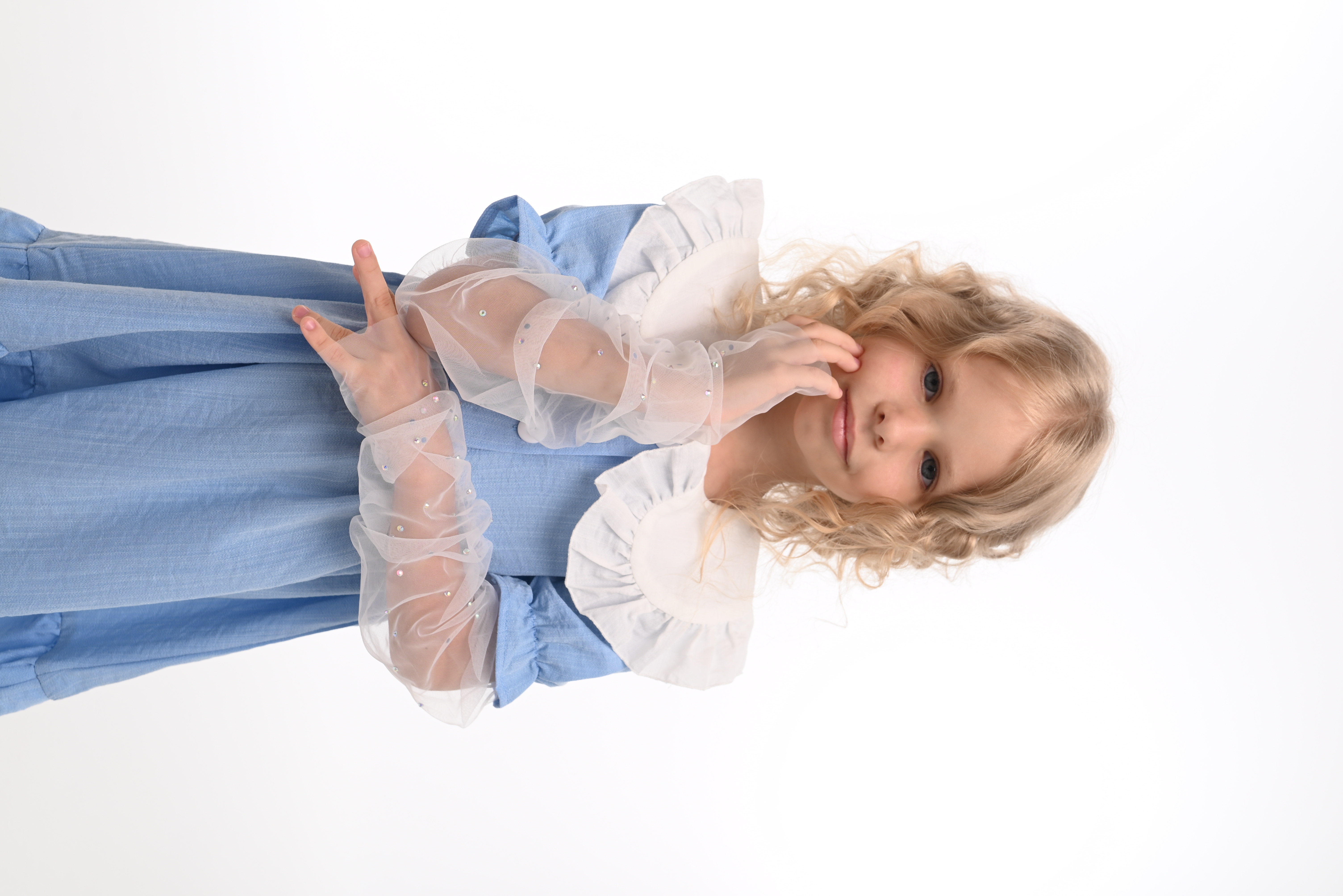 Митенки VasileKiss БелыеСтразыД - фото 2