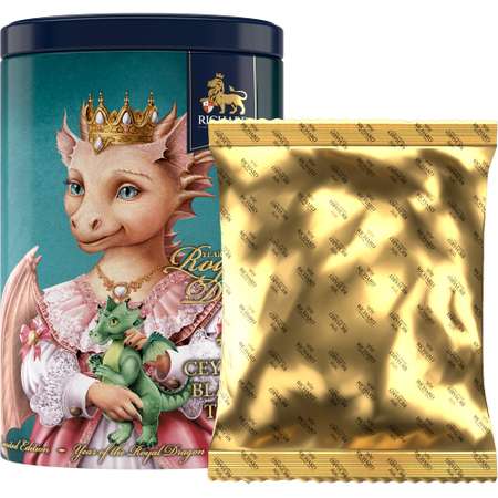 Чай подарочный Richard Year of the Royal Dragon Принцесса чёрн лист круп 80г жесть