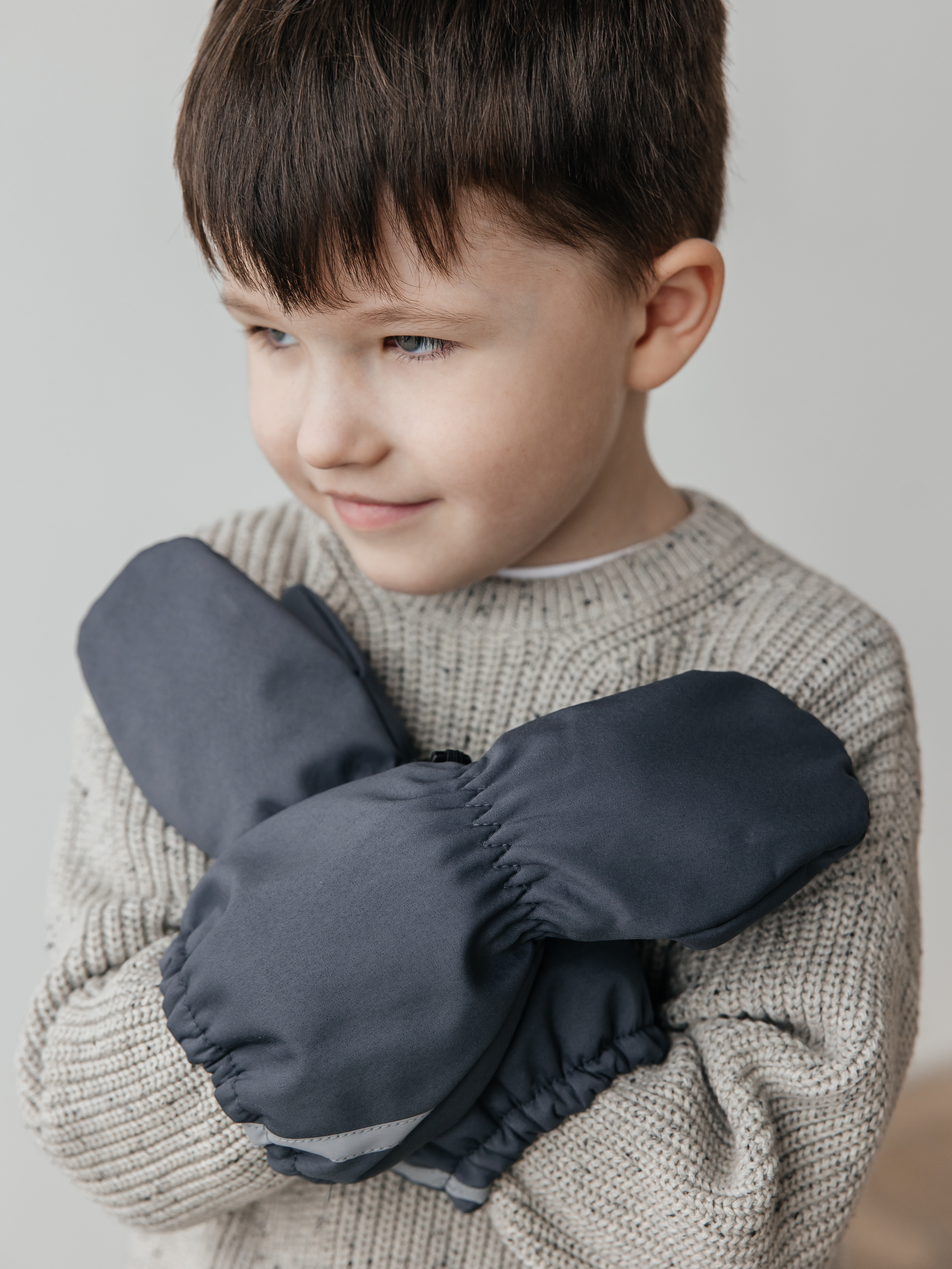 Варежки Чудо-Кроха LM-2304/серый - фото 9