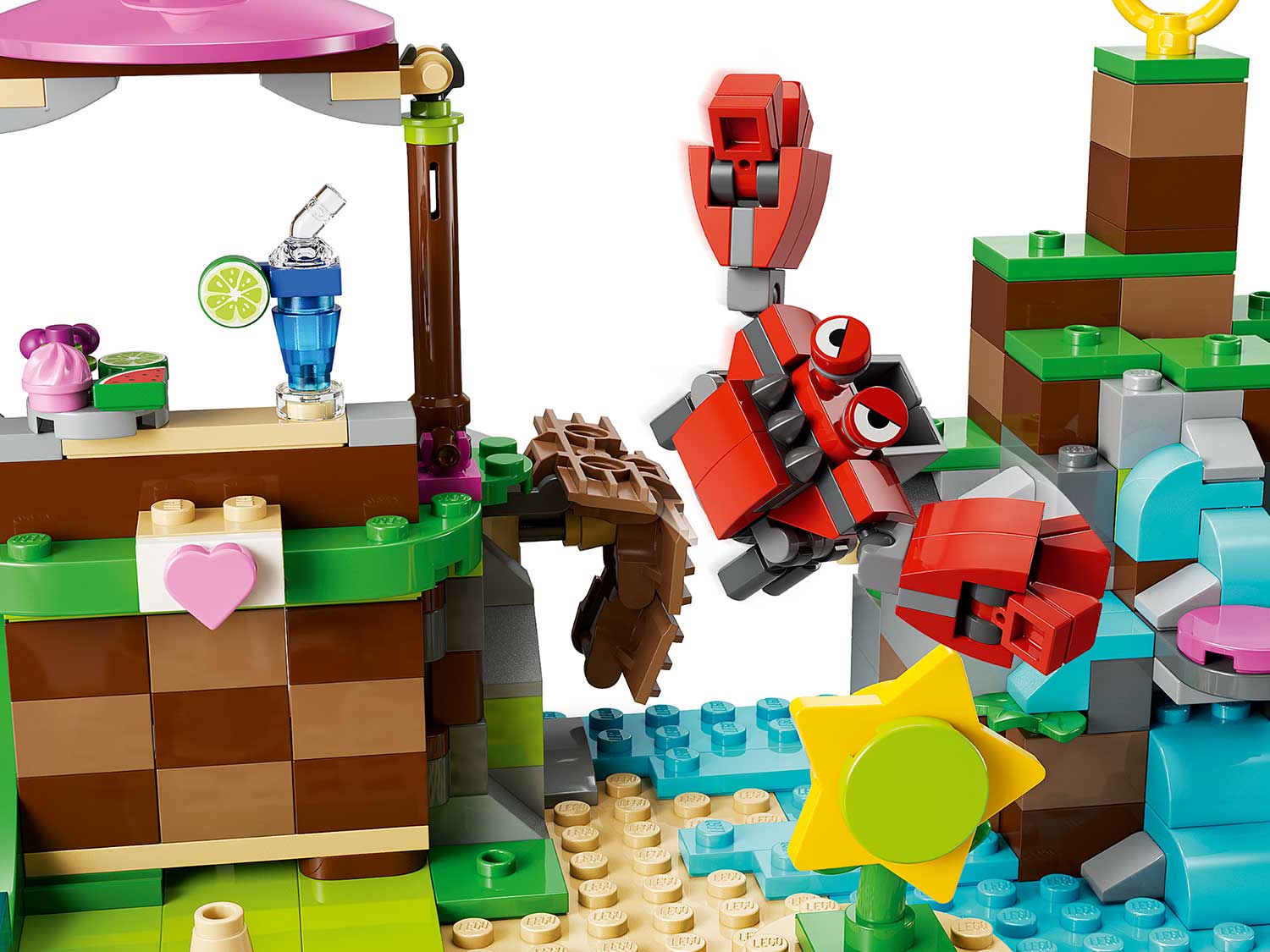 Конструктор LEGO Sonic the Hedgehog Остров спасения животных Эми блочный - фото 6