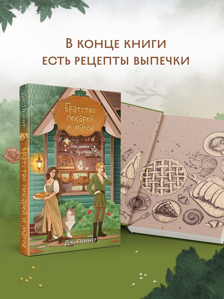 Книга Эксмо Братство пекарей и магов (Заклятия и булочки #1) - фото 5