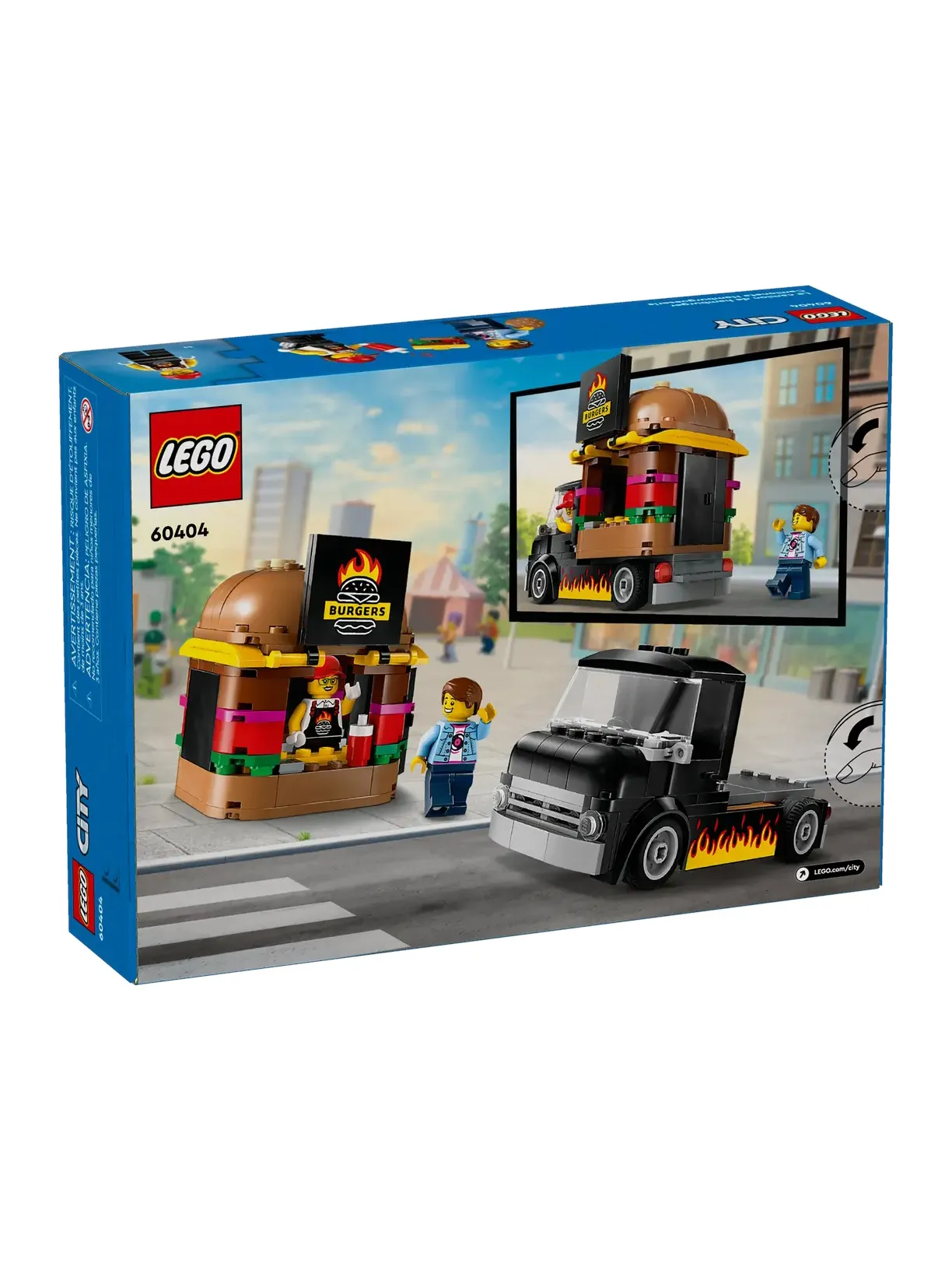 Конструктор LEGO City Бургерная на колесах 194 дет. - фото 6