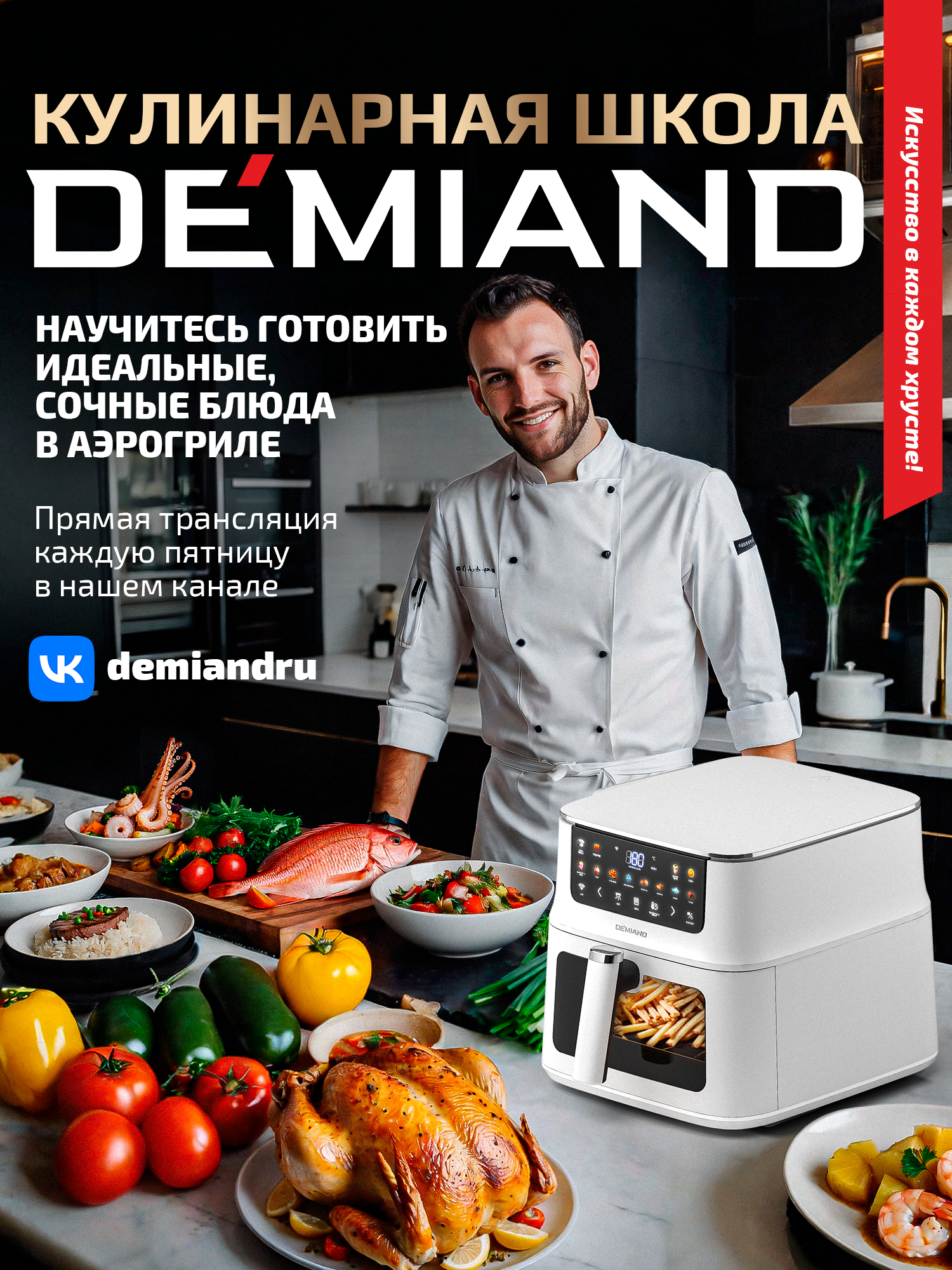 Аэрогриль DEMIAND Luneo с ВАЙФАЙ, 10 л - фото 11