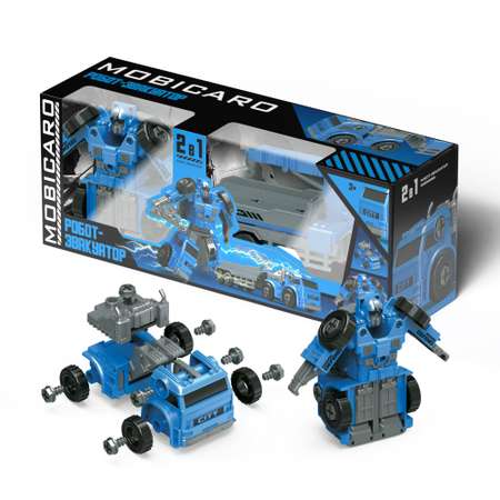 Конструктор Mobicaro Эвакуатор с прицепом сборная игровая модель