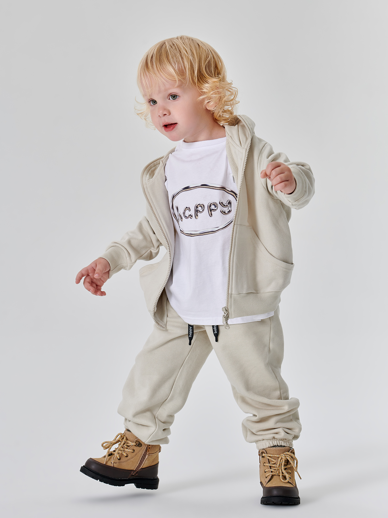 Ботинки Happy Baby 86551_sand - фото 15