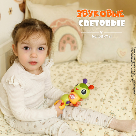 Игрушка Zeimas погремушка Гусеница в ассортименте