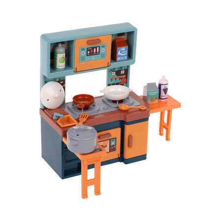 Игрушечная кухня Наша Игрушка с аксессуарами: 15 шт.