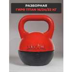 Гиря Титан KMS sport разборная 16/24/32 кг