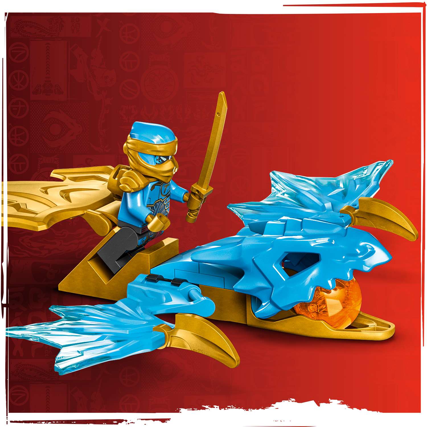 Конструктор LEGO NINJAGO Удар восходящего дракона Ная 26 дет. - фото 8