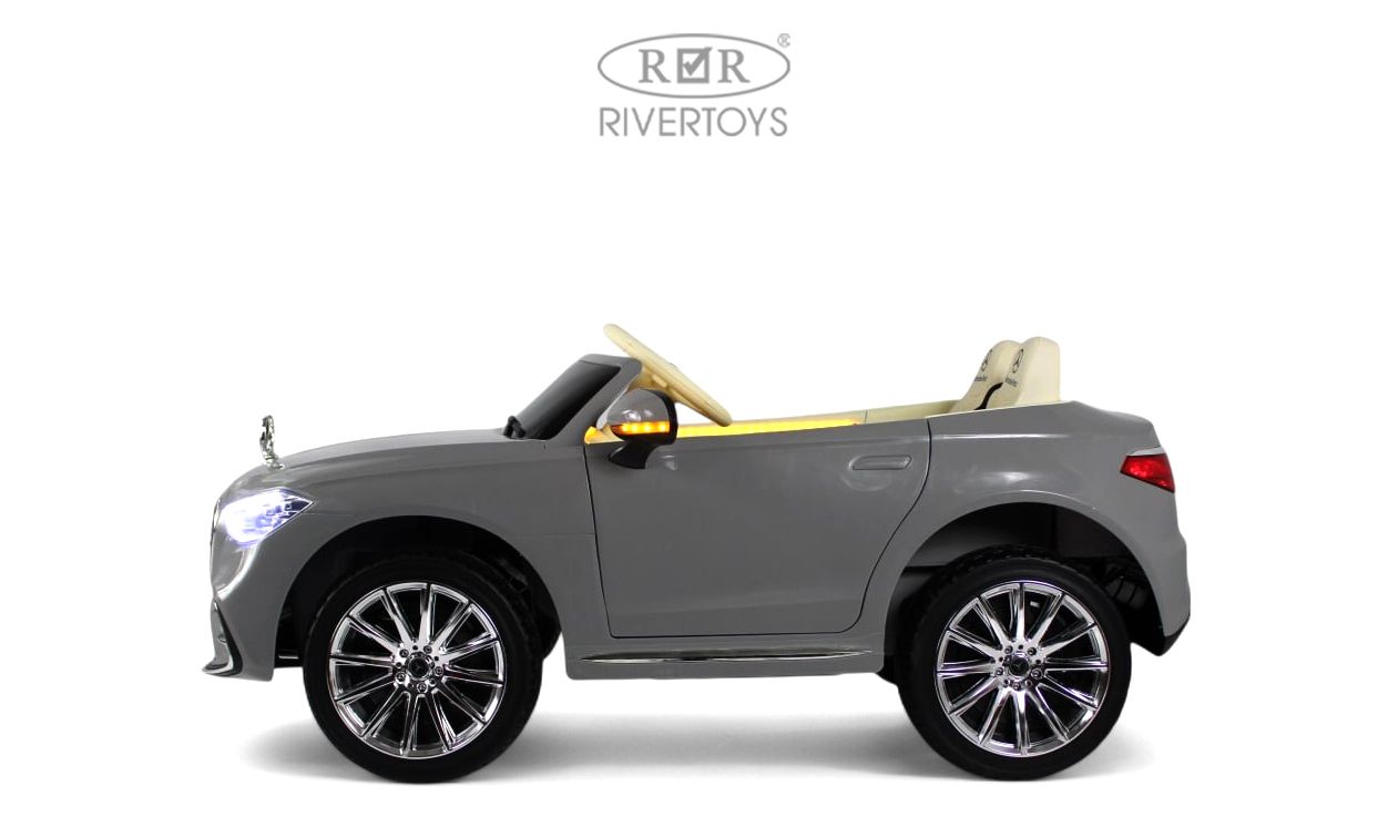 Электромобиль RIVERTOYS Mercedes М333БХ-GREY С пультом ДУ - фото 6