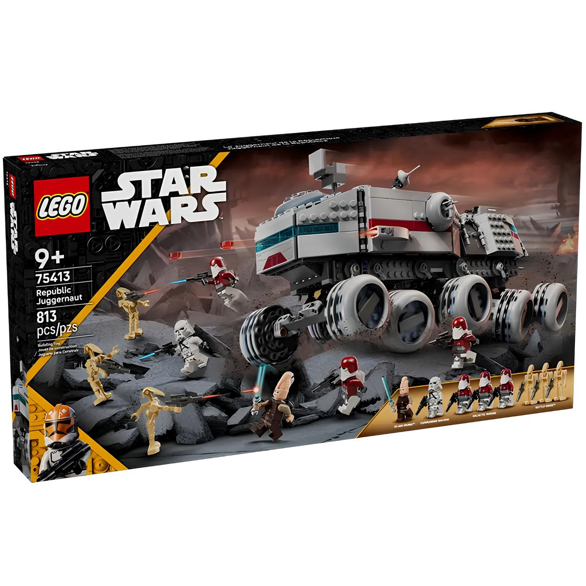 Изображение товара Конструктор LEGO Star Wars Республика Джаггернаут с минифигурками