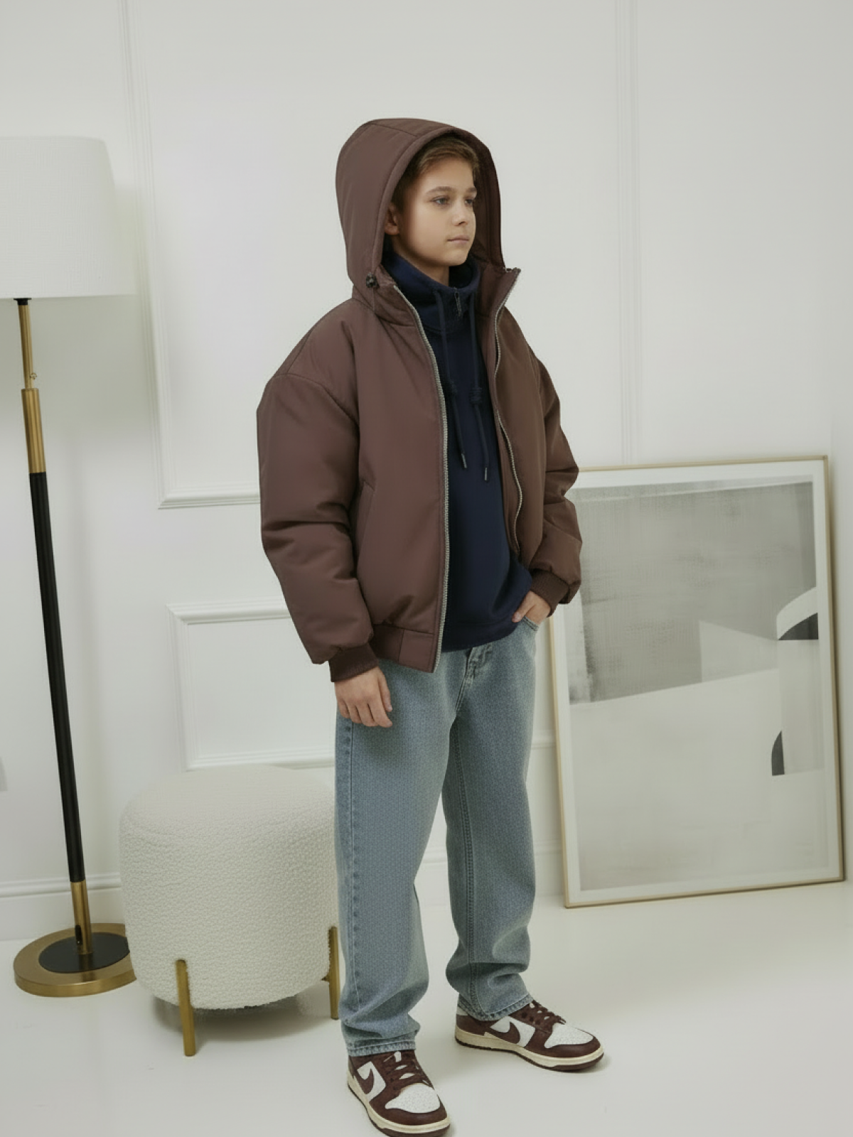 Куртка MIRANAM БомберДдяМальчикаКоричн - фото 6