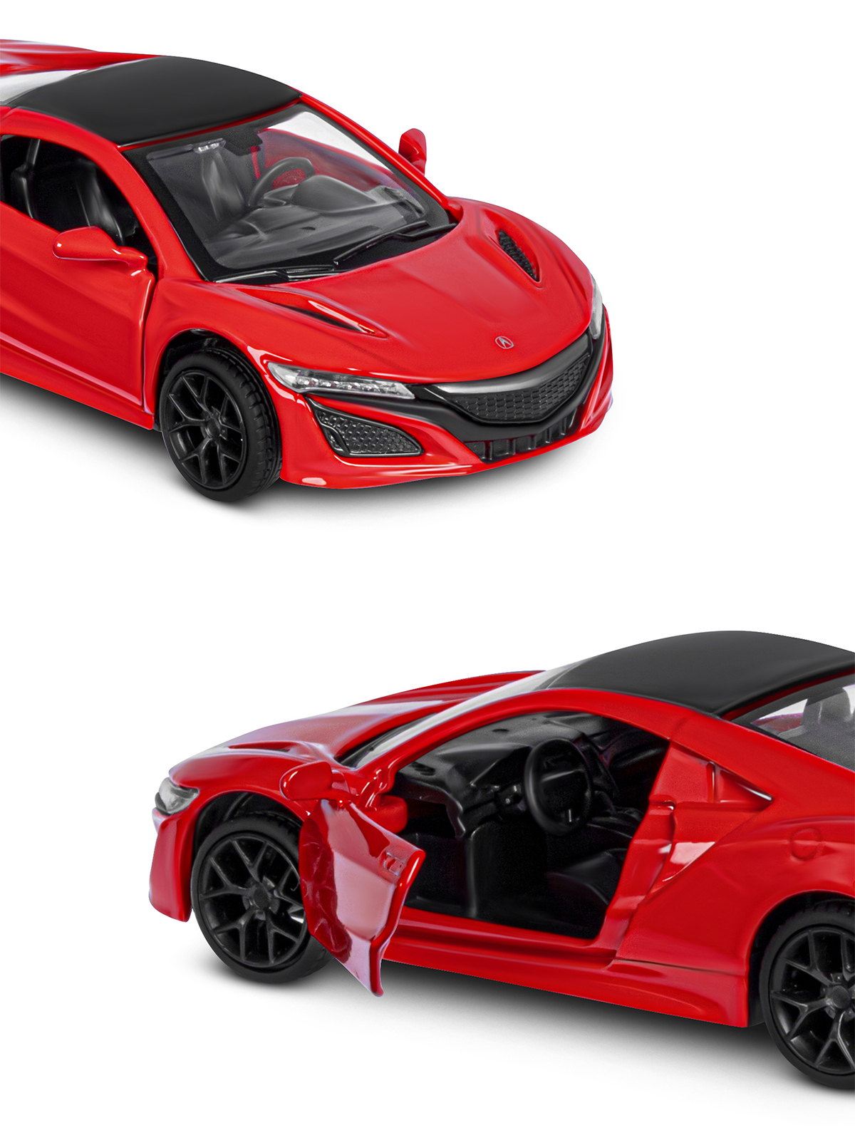 Автомобиль АВТОпанорама Honda Acura NSX 1:38 JB1200143 - фото 12