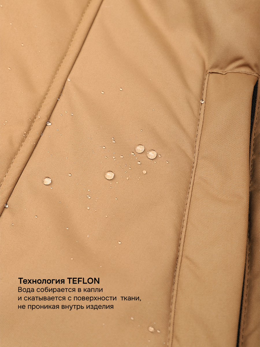Куртка NIKASTYLE +4з6525 кэмел - фото 11