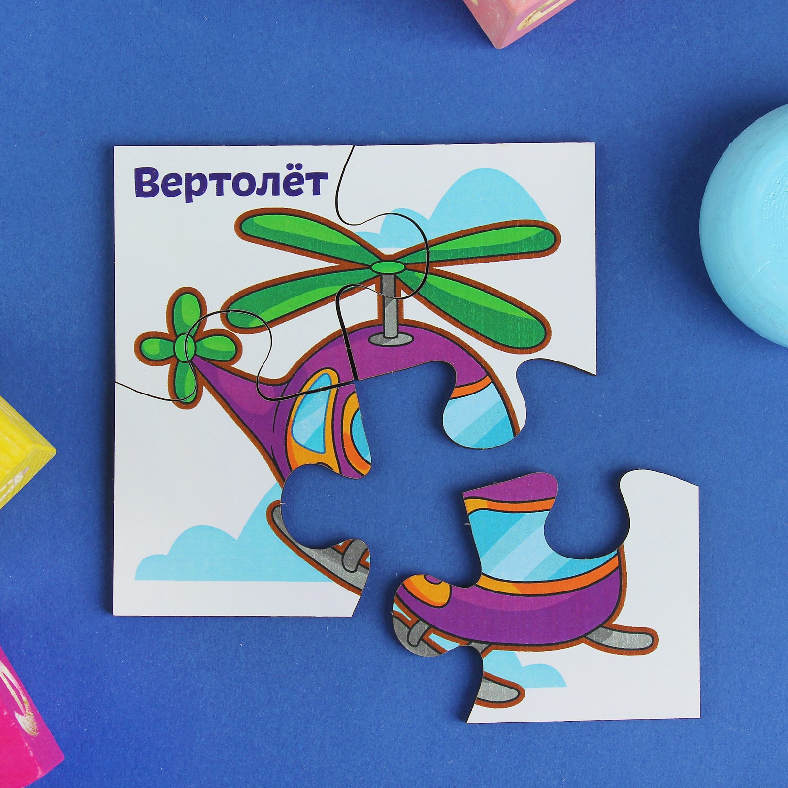 Настольная игра Лесная мастерская Пазл деревянный - фото 3
