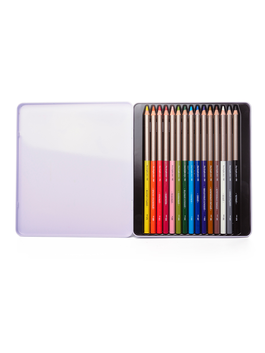 Карандаши цветные Малевичъ 15 шт. - фото 11