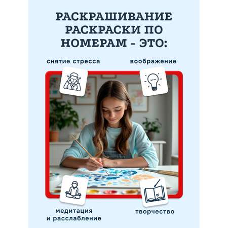 Картина по номерам SentoSphere Птицы
