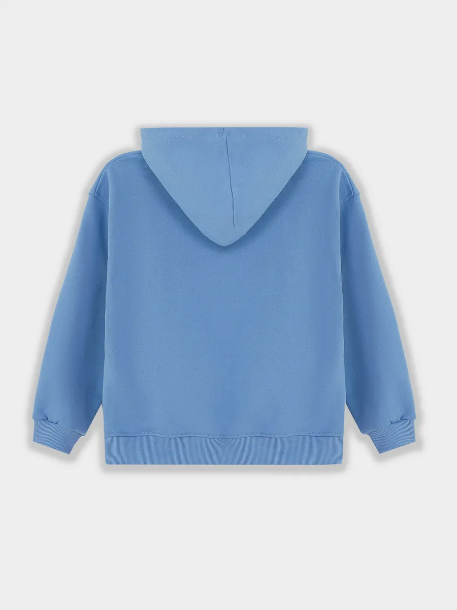 Худи Mark Formelle (Марк Формэль) 127930/пыльно -голубой +печать - фото 11