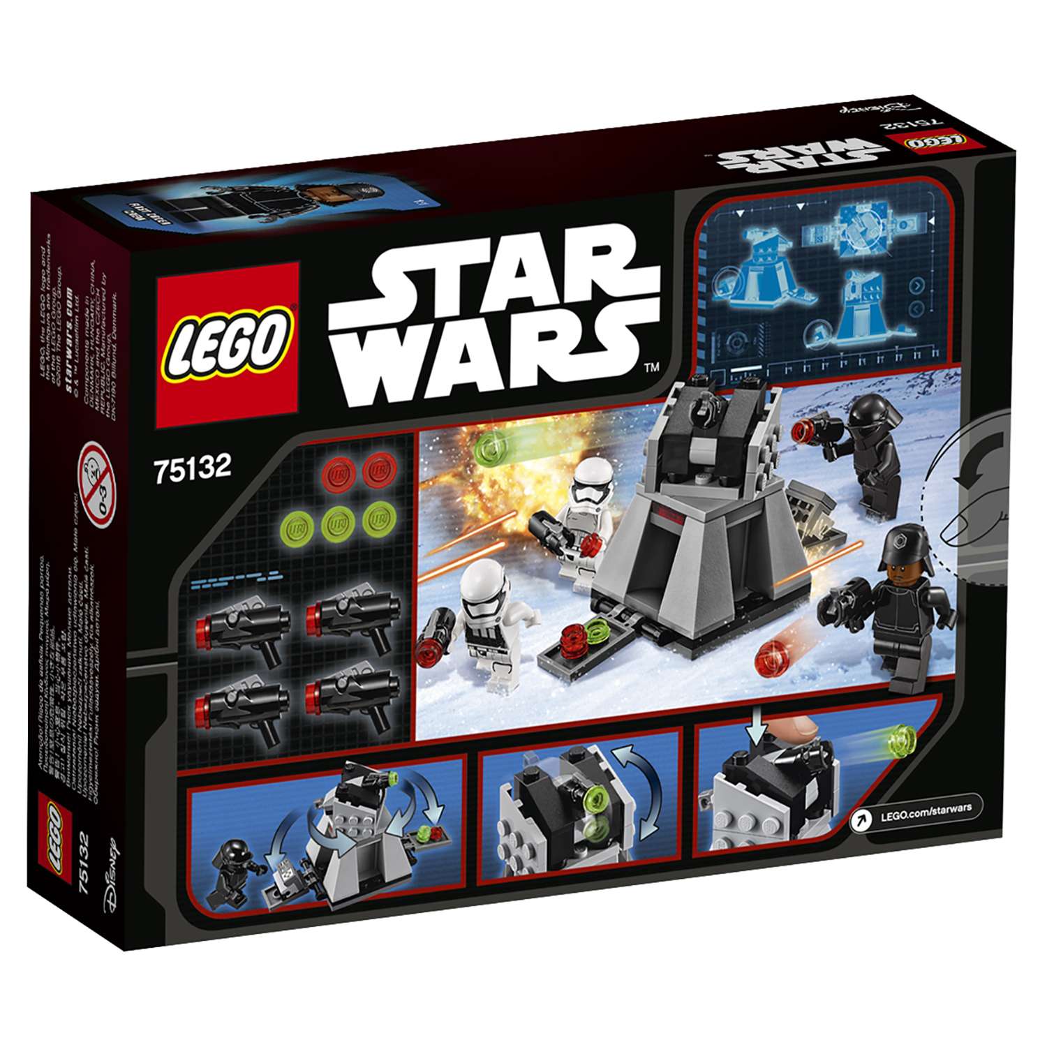 Конструктор LEGO Star Wars Боевой набор Первого Ордена блочный - фото 3
