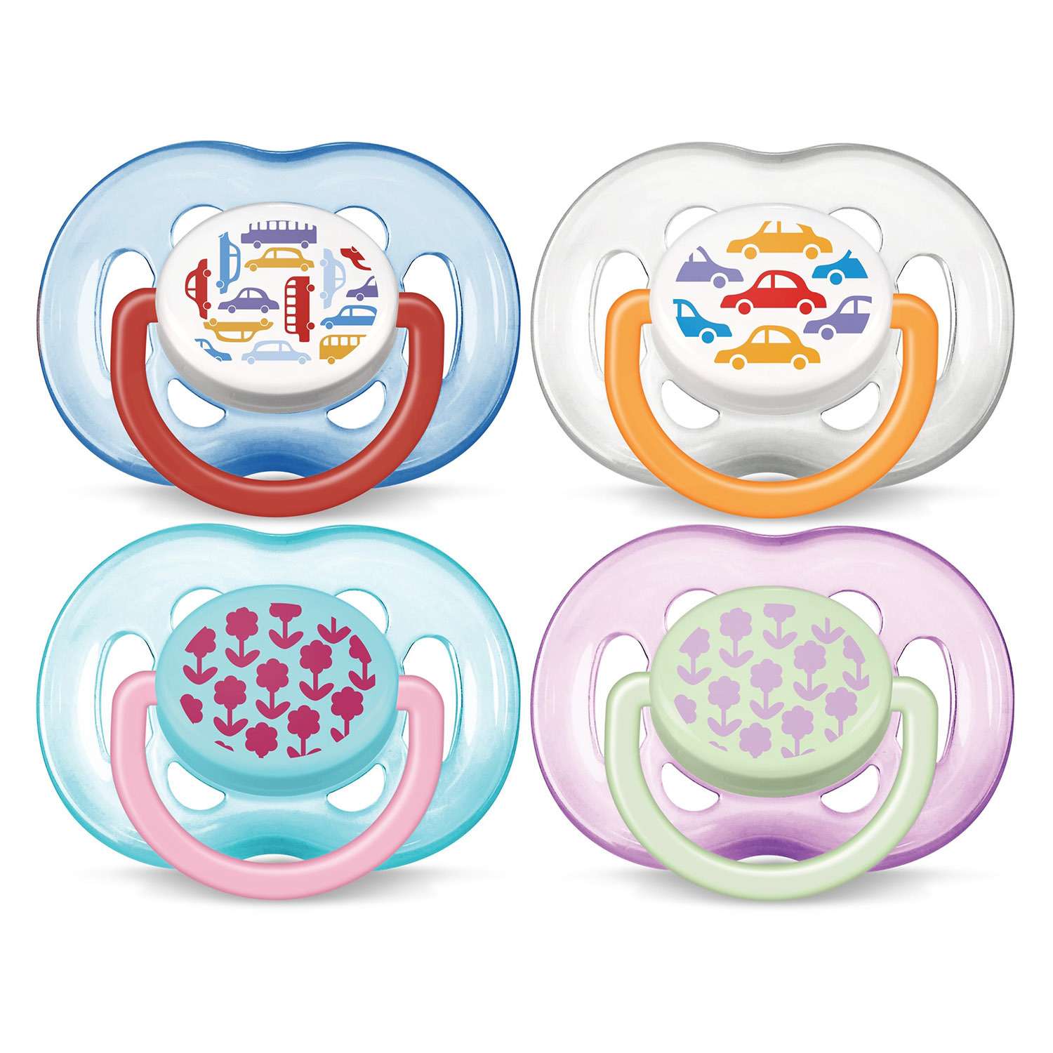 Пустышка Philips Avent Freeflow 6-18 мес 2 шт в ассортименте SCF172/22 - фото 1