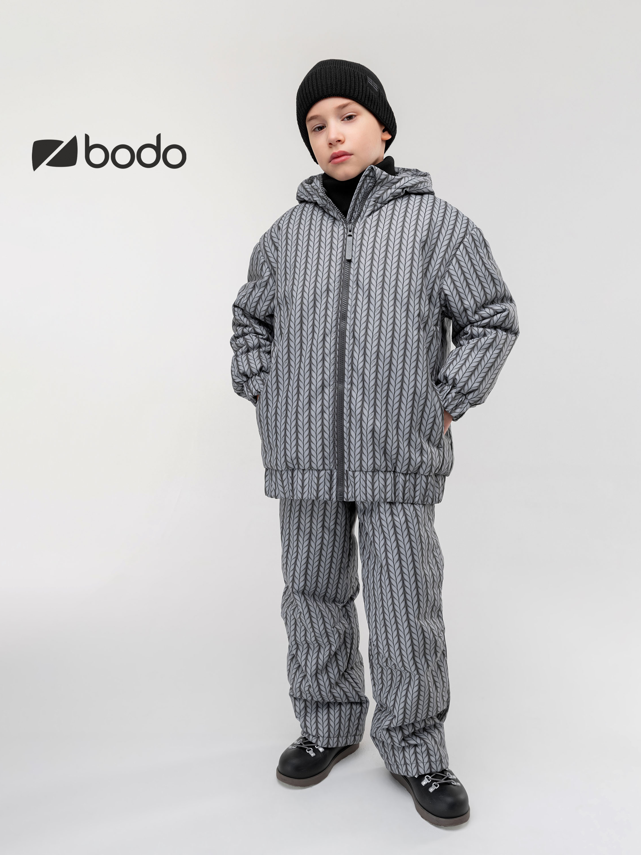 Костюм Bodo 32-94MU_серый - фото 4