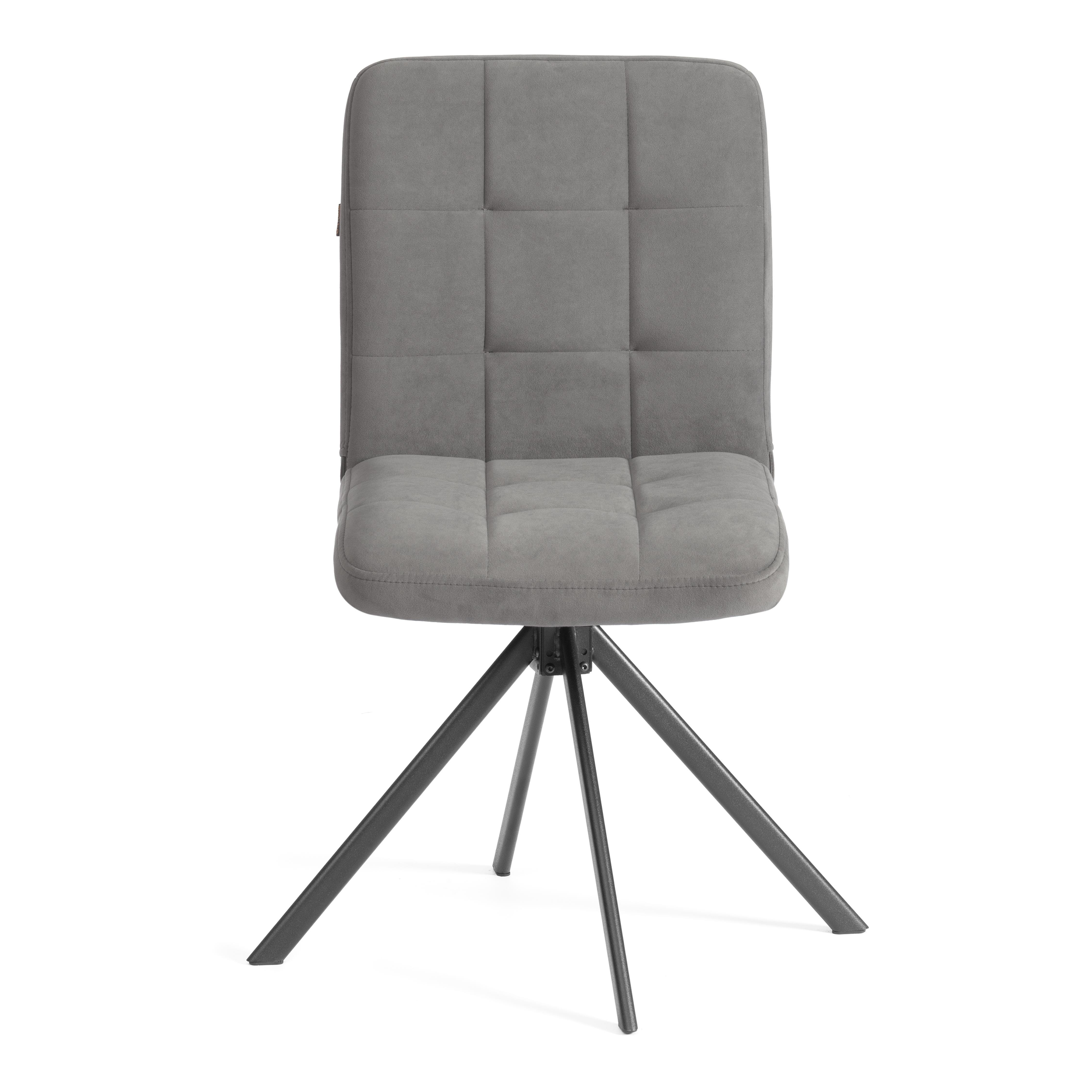 Стул TETCHAIR велюр серый - фото 13