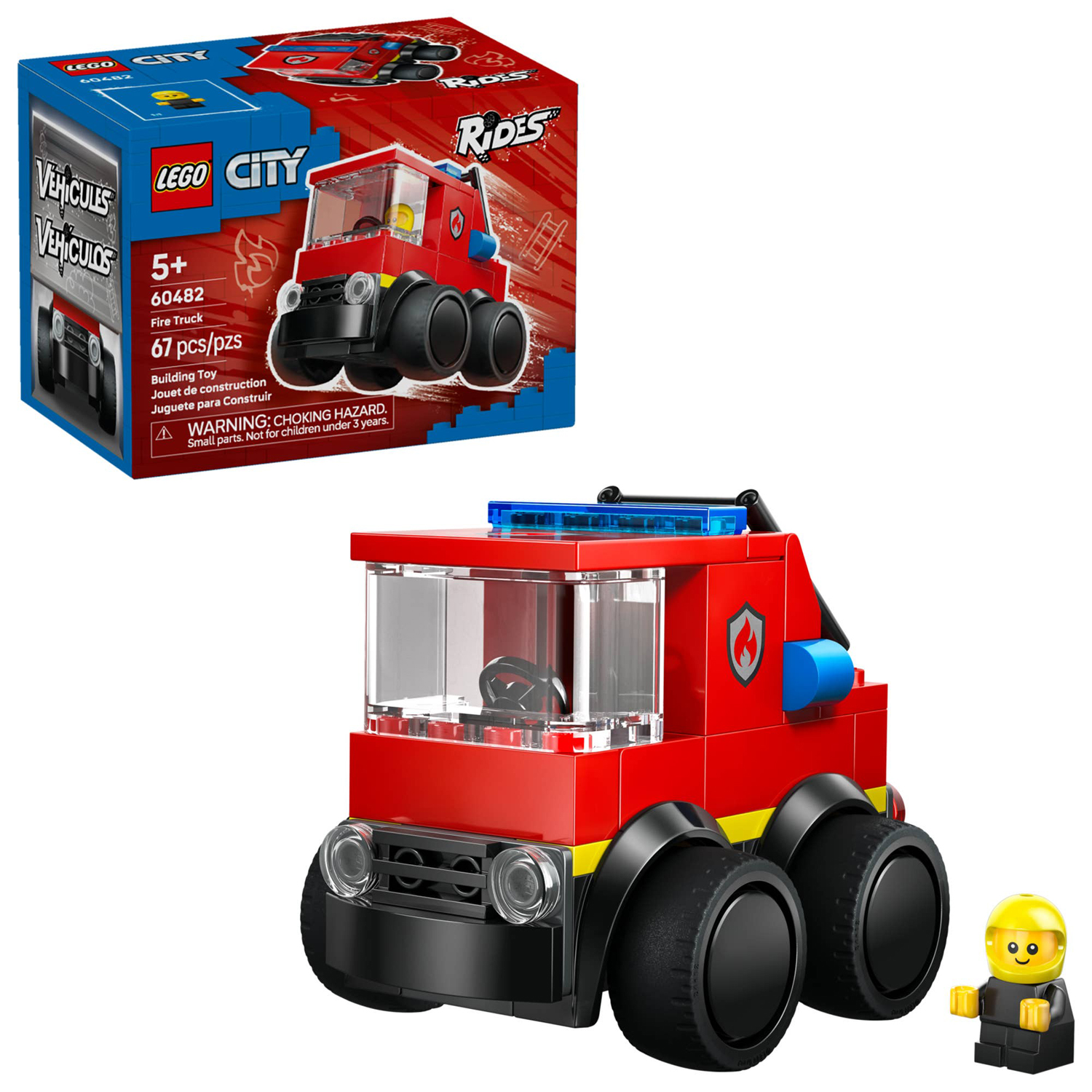 Конструктор LEGO City Пожарная машина 67 дет. - фото 1