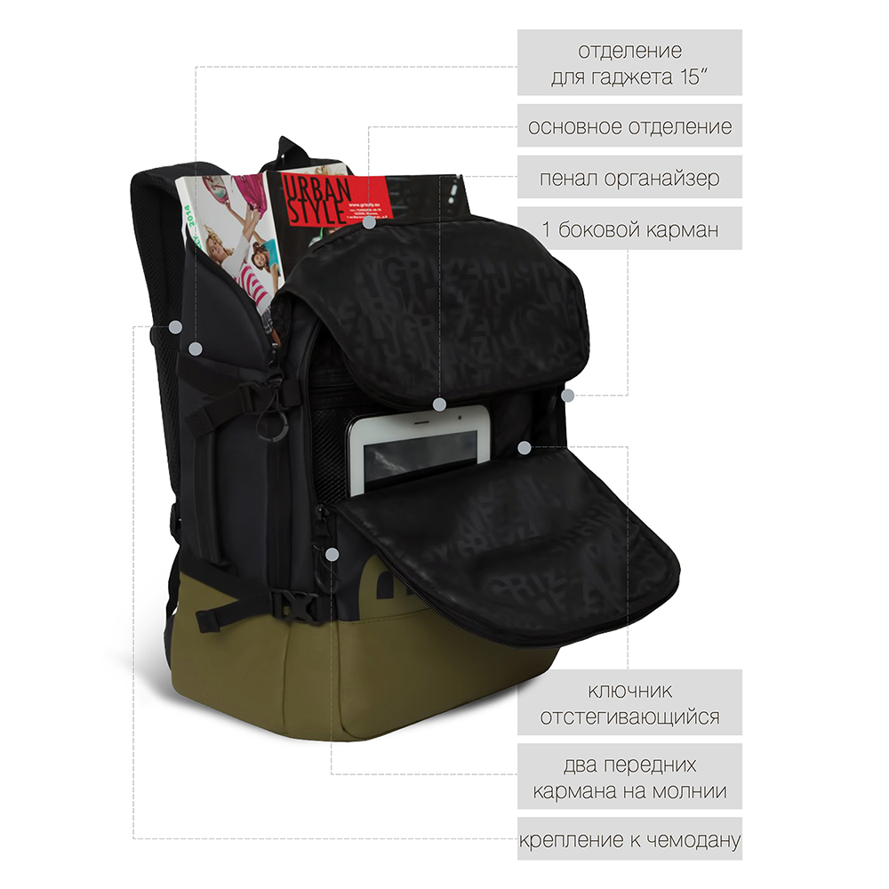 Рюкзак Grizzly для мальчика - фото 8