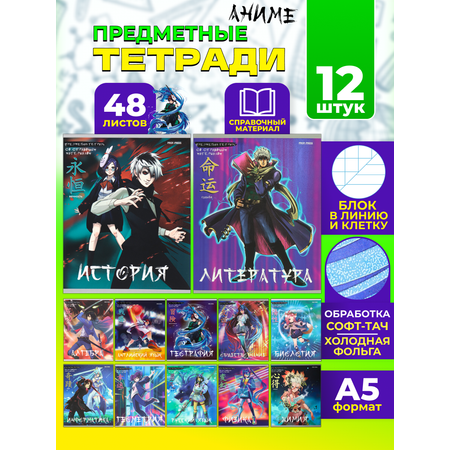 Тетрадь Prof-Press 48 лист. 12 шт.